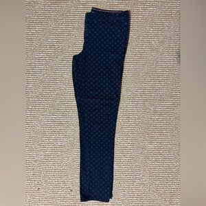 Tommy Hilfiger Navy Patterned Capris